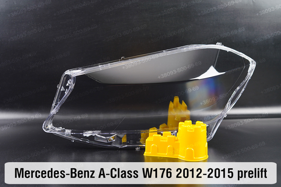 Скло фари Mercedes-Benz A-Class W176 (2012-2015) дорест ліве