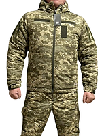 Зимова тактична куртка піксель district. Куртка військова армійська камуфляж