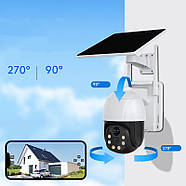 Вулична камера відеоспостереження із сонячною панеллю та віддаленим доступом HM-V31 4G Камера відеоспостереження 5Мп, фото 5