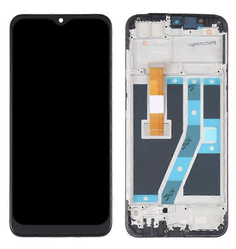 Дисплей (екран) для Realme C2 RMX1941 RMX1945, Oppo A1k A3s + тачскрин (з рамкою)
