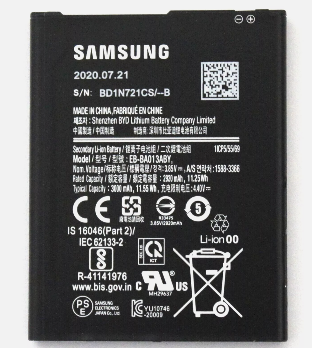 Акумуляторна батарея (АКБ) для Samsung EB-BA013ABY (Galaxy A01 Core A013, M01 Core M013), оригінал Китай