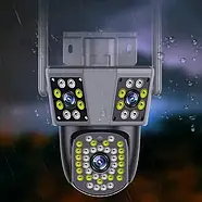 Вулична IP камера відеоспостереження з трьома об'єктивами та віддаленим доступом TC29 Камера відеоспостереження 9Мп, фото 10