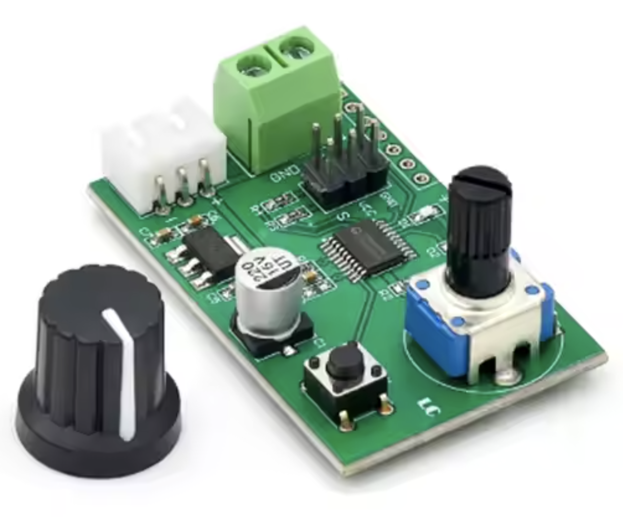 Модуль керування сервоприводами MG995 SG90, плата керування приводом, модуль налагодження рульового механізму