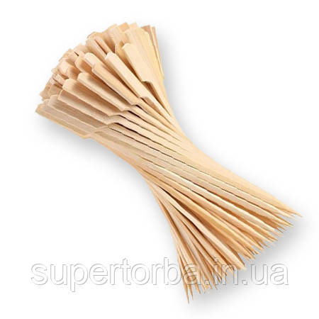 Шпажка бамбукова гольф довжина 25 см 100 шт/уп., фото 1