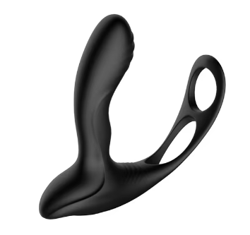 Вібромасажер простати з нагрівом EAT-0089 Анальний вібратор 10 режимів Затримка еякуляції Кільце для пеніса