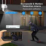 Вулична IP камера відеоспостереження з віддаленим доступом та нічною зйомкою TC10-5G Камера відеоспостереження 2Мп, фото 4