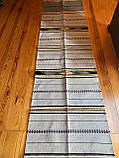 Доріжка *ручної роботи шерстяна ткана 300*67 см, фото 2
