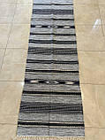 Доріжка г*уцульська шерстяна домоткана ручної роботи виткана шерстяними нитками на верстаті 200*67 см, фото 2