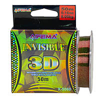Волосінь 3D Feima Invisible 50m 8.00kg 0.16mm