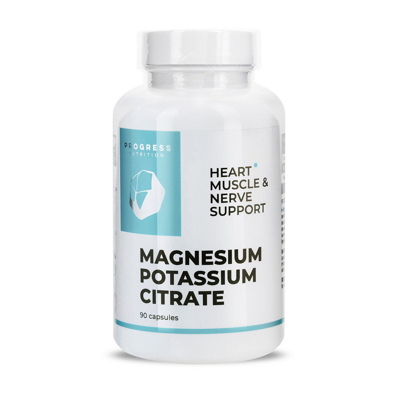 Progress Nutrition Magnesium Potassium Citrate 90 caps