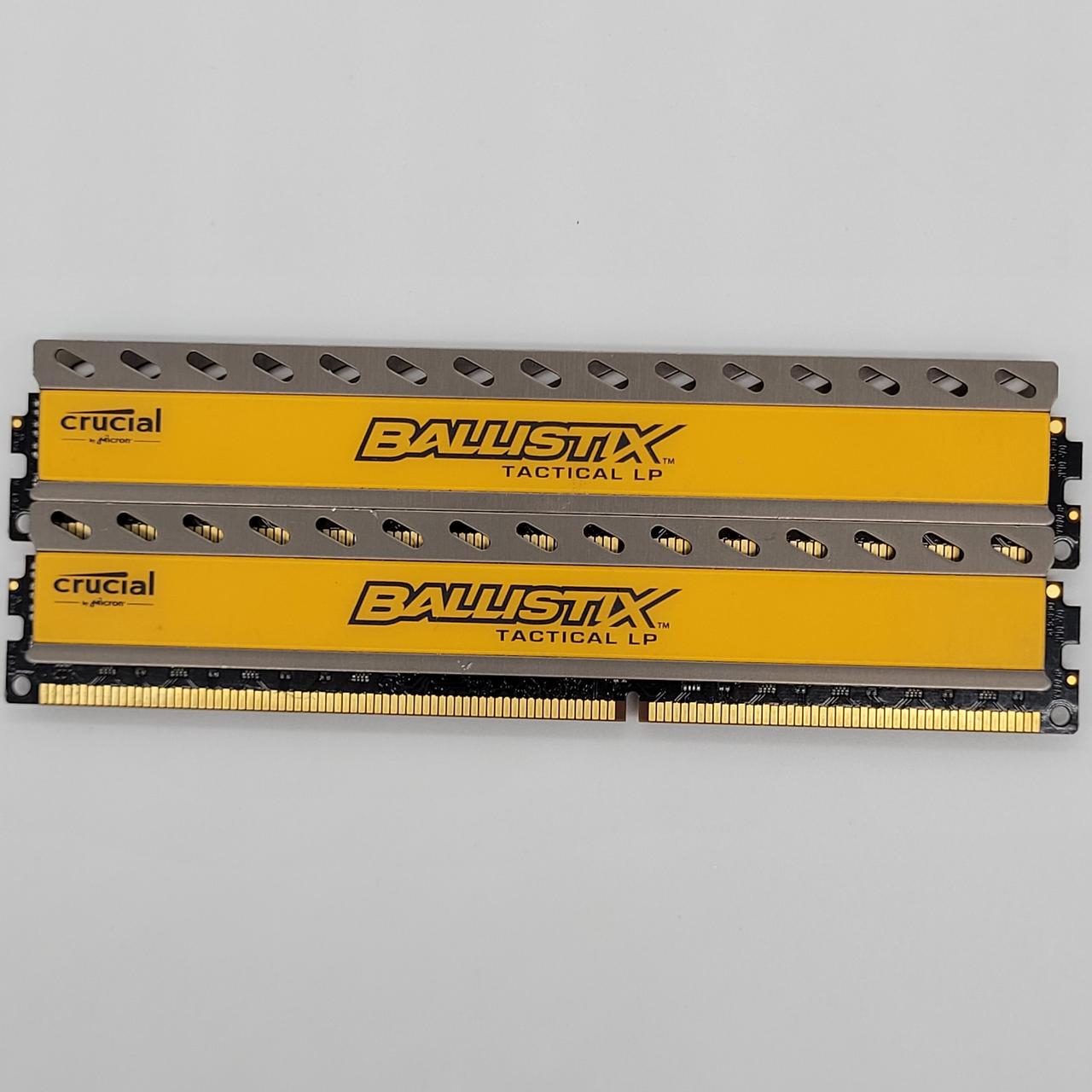 Пара оперативної пам'яті Crucial Tactical LP DDR3L 16Gb (2x8Gb) 1600MHz 12800U 2R8 CL8 (BLT8G3D1608ET3LX0) Б/В
