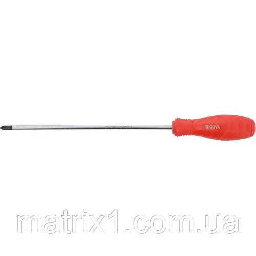 Викрутка з хрещатим шліцом PH1, 200 мм магнітна YATO, фото 1