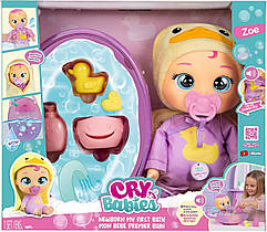 Інтерактивна лялька Плакса Край Бебі Моя перша ванна Зої Cry Babies Newborn My First Bath Zoe