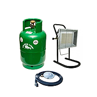Газовий обігрівач Nurgaz 310-P 3 квт + балон 25 л + редуктор