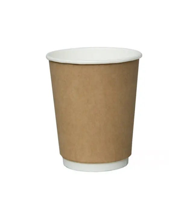 Стакан паперовий двошаровий крафт 185 мл, 15 шт/уп, фото 1