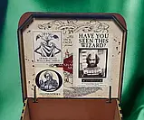 Стильна подарункова коробка-валіза у стилі Гаррі Поттера з малюнком, фото 4