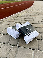 Носки Nike Everyday (6 пар) Dri-Fit белые высокие носки 38-42, 42-46 | SX5171-100