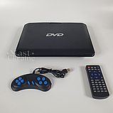 Портативний DVD плеєр (Portable DVD) 13,8" з FM-тюнером, USB-портом та можливістю під'єднання до телевізора-DVD-13, фото 5