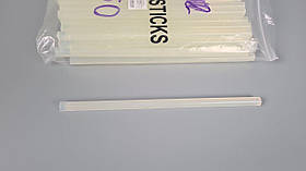 Клей стрижень для пістолета тонкий 8 мм 25 см прозорий (1 шт.)