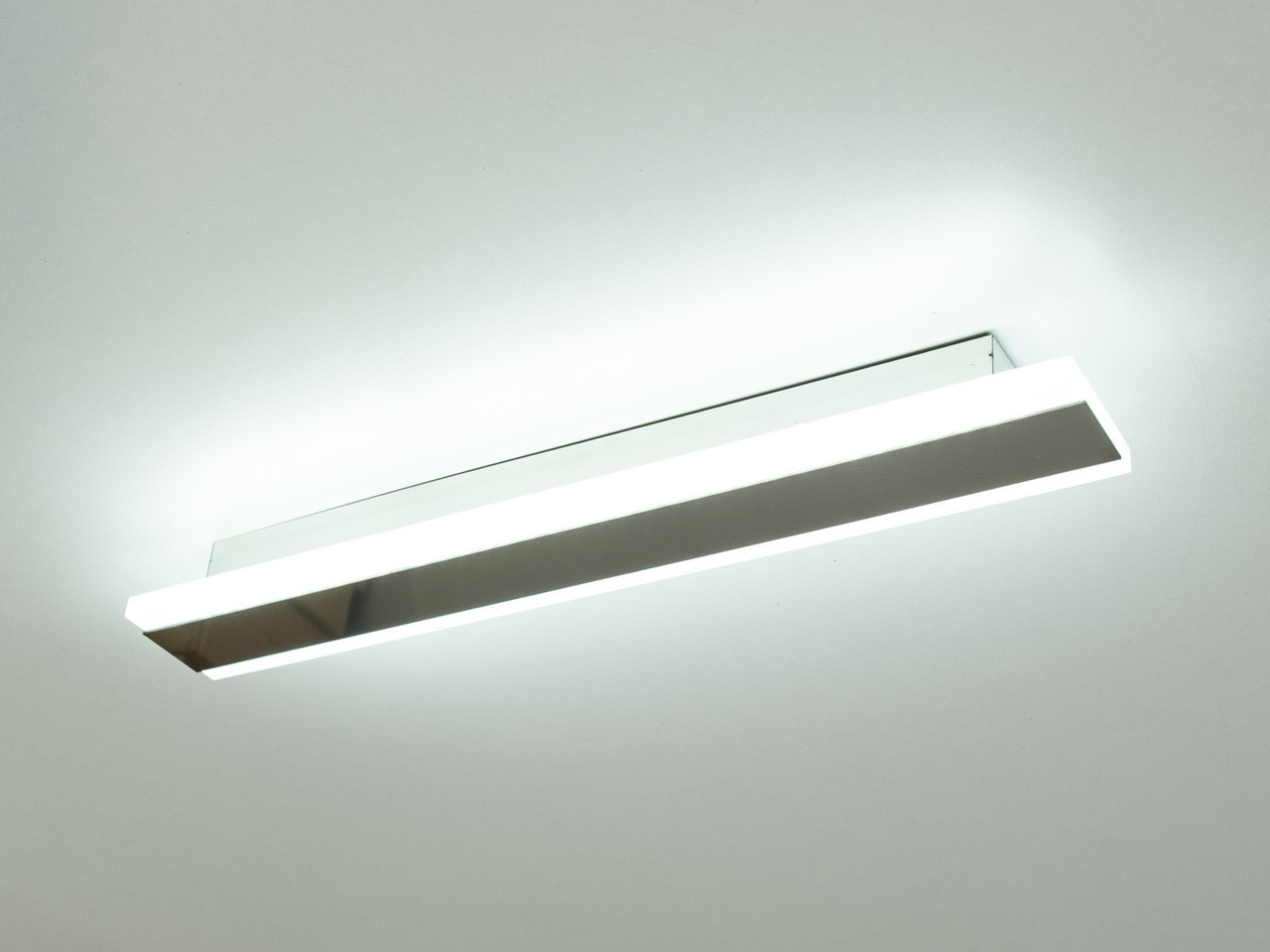 Светодиодный светодиодный Led светильник планка 24W хром