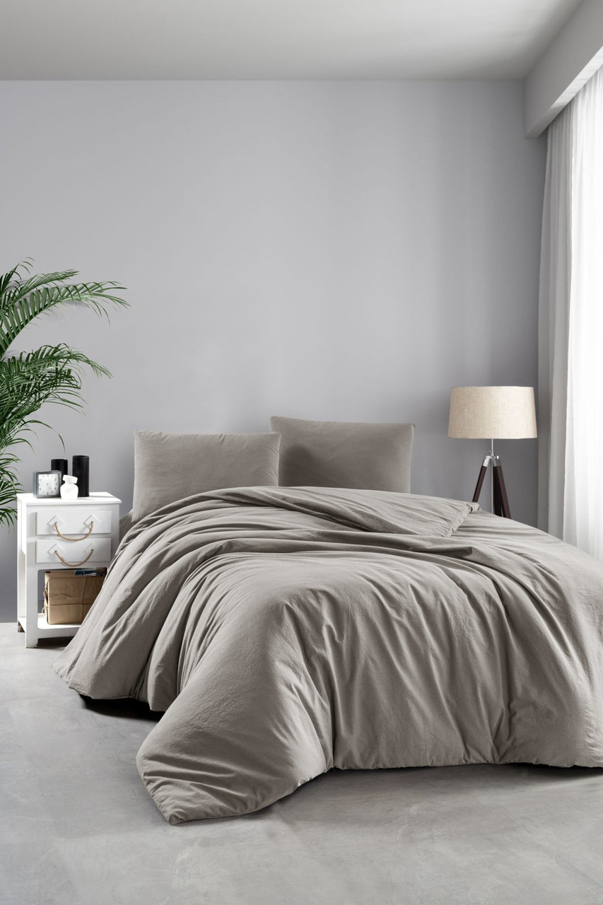 Постільна білизна Sikel Stonewashed Soho 200 х 220 см Torpak-Beji, фото 1