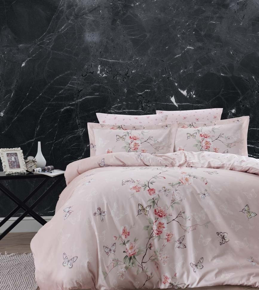 Постельное белье First Choice Cotton Satin 200 х 220 см Matilde White, фото 1