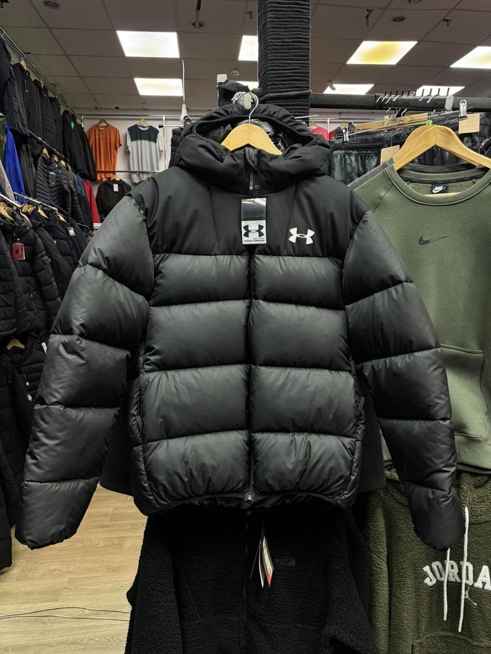 Чоловіча зимова куртка Under Armour (Under Armour-1411), куртки чоловічі зимові, Пуховик чоловічий. Чоловічий одяг, фото 1