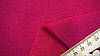 Тепла тканина футер трьохнитка з начосом (на флісі) колір малиновий (Туреччина), фото 2