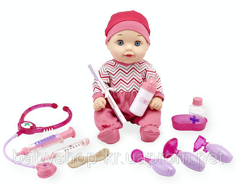Великий пупс з набором доктора You & Me 14 inch Get Well Baby Doll