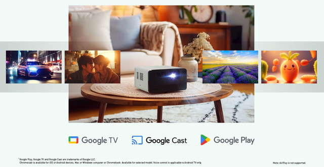 Epson EF-21G EpiqVision лазерний міні смарт проектор з Google TV