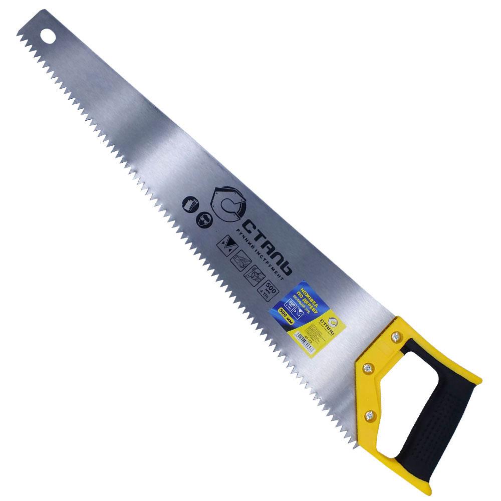 Сталь 40152 Ножівка по дереву пластикова рукоятка 500 мм