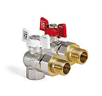 Кран з американкою кутовий 3/4" Koer