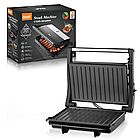 Притискний гриль 1000Вт з антипригарним покриттям, Raf R240 / Електрогриль контактний / Електричний гриль, фото 10