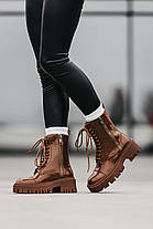 Жіночі Черевики Balenciaga Boots Tractor Brown / Баленсіага Бутс Трактор Коричневі, фото 4