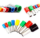 Набір кабельних наконечників гільзи (трубчасті обтискні клеми 0,5-4,0 мм 1200 шт., фото 4