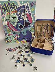 Набір прикрас, намистинок Пандора Стіч в подарунковій коробці