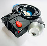 Замок під ключ GIANT 5118 (Чорний). Велозамок. Протівоугоний замок для велосипеда., фото 2