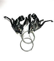 Моноблок 7/3 швидкостей. Монетки 3/7 швидкостей. Перемикач швидкостей на велосипед.