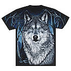 Футболка Вовк у лісі (Rock Eagle, Total t-shirt), Розмір L, фото 2
