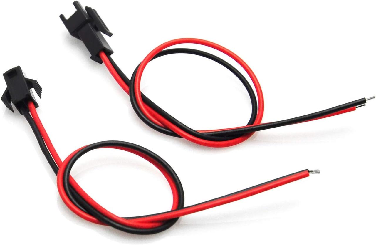 Комплект JST конектор 2pin (2 jack) з кабелем тато + мама