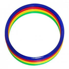 Кільця для координації Meta Flat Agility Rings Set of 12 різнобарвний 40 см 1500160450, Розмір (EU) — 1SIZE
