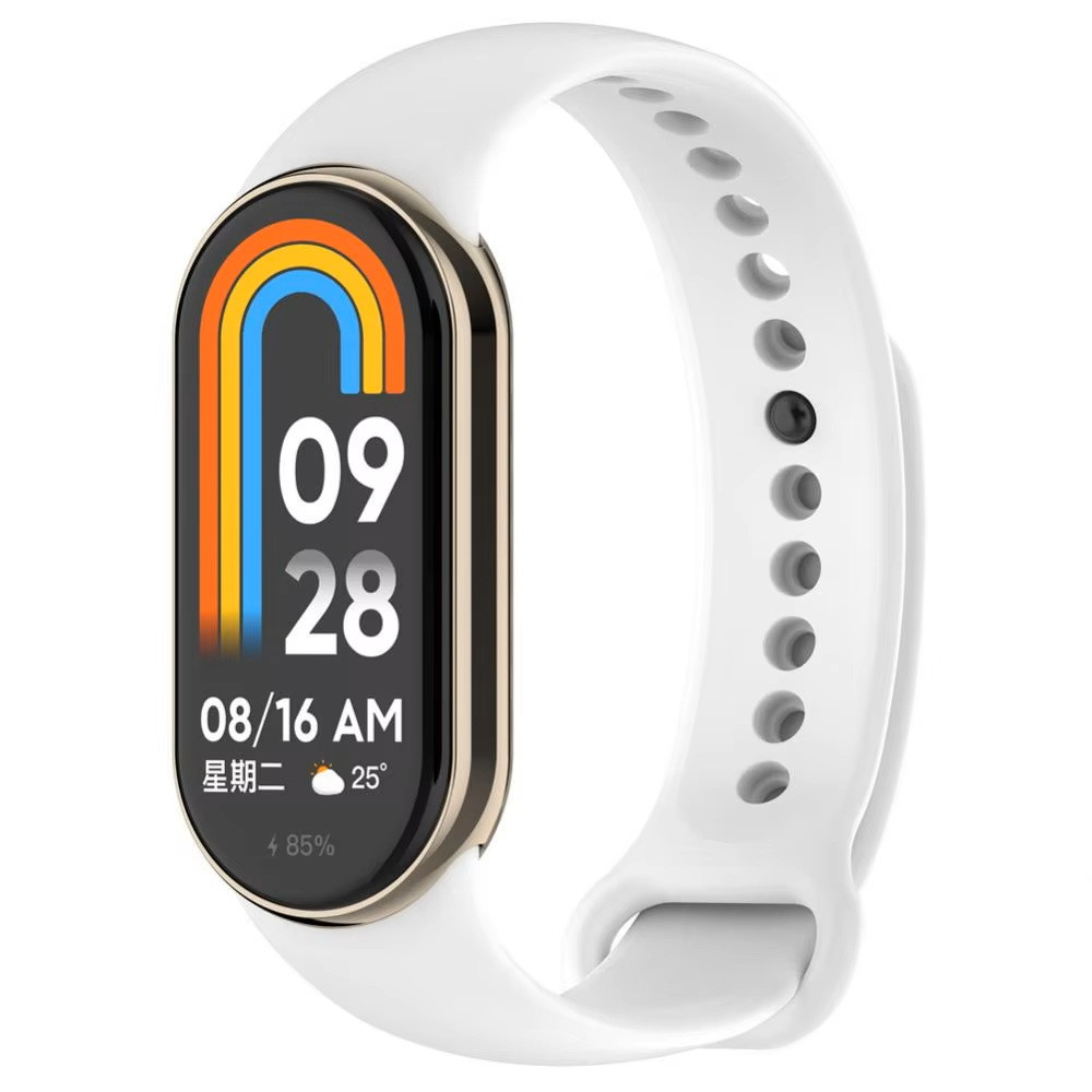 Ремінець для фітнес браслета Xiaomi Mi Band 8,9,10 білий, фото 1