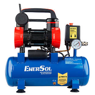 Компресор повітряний безоливний EnerSol ES-AC100-8-2OF, фото 1