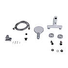 Змішувач для ванни Qtap Jay (з душовим гарнітуром) QTJAY259CRW45553 Chrome/White, фото 6