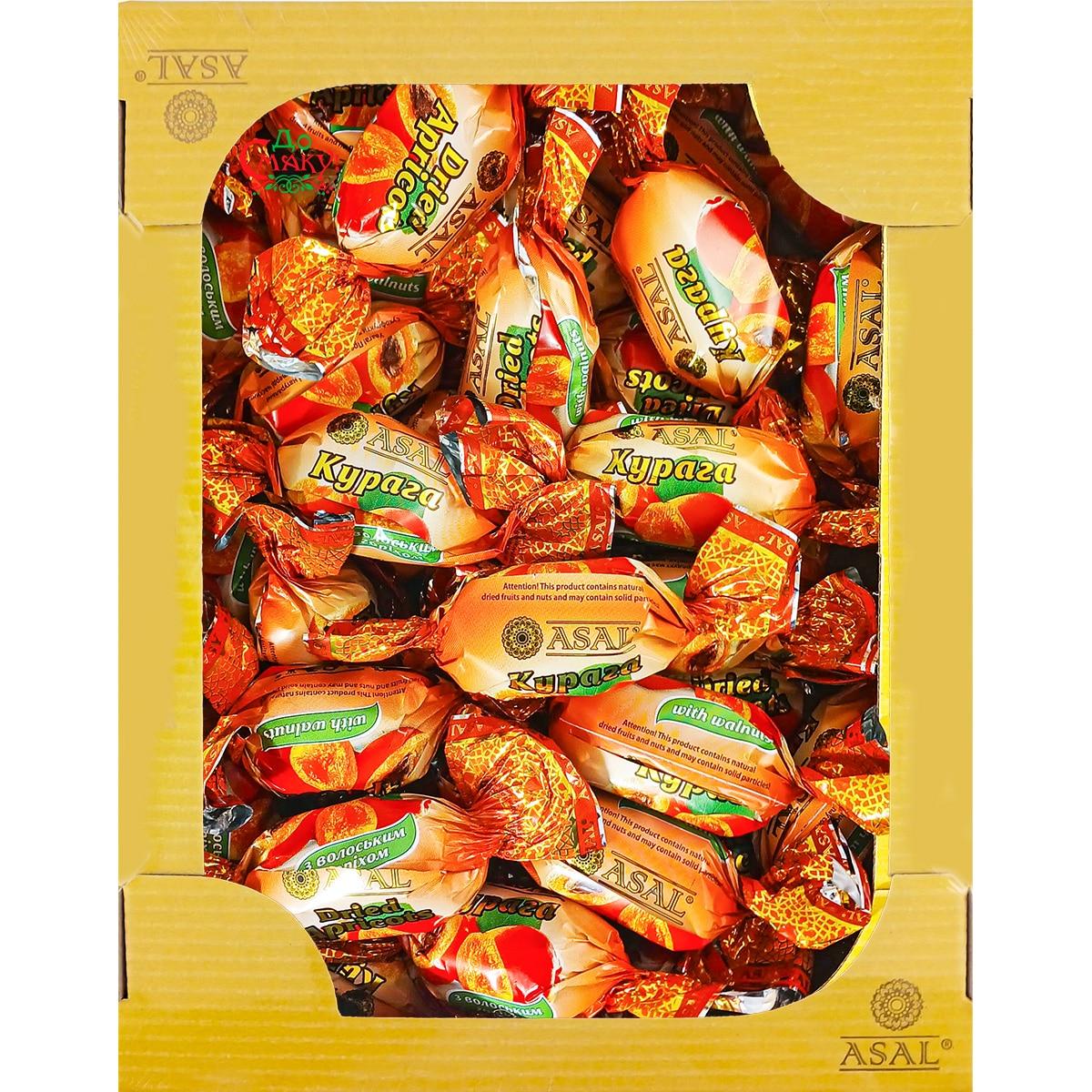 Цукерки Asal Курага з волоським горіхом 1кг