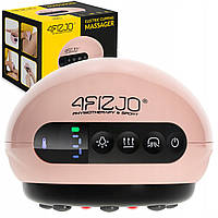 Масажна вакуумна банка 4FIZJO акумуляторна з ІЧ прогрівом Pink (P-5907739318701)