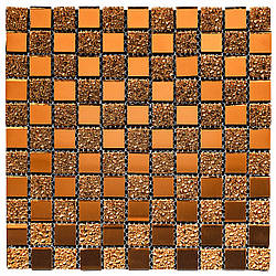 Мозаїка з декоративного скла 298х298х4,5мм Оранж SW-00002360
