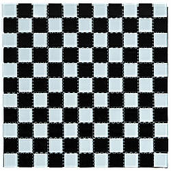 Мозаїка з декоративного скла 298х298х4,5мм Шахматка SW-00002366
