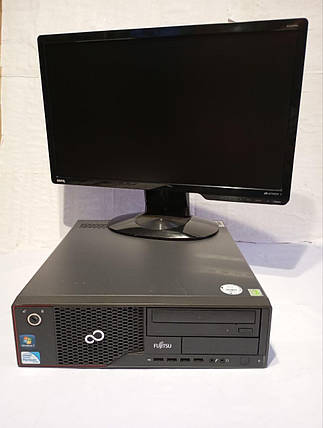 Б/в ПК+Монітор Fujitsu Esprimo E700 SFF| i5-2400| 8GB RAM| 500GB HDD| HD 2000+BenQ G2222HDL| 22" 1920x1080 | DVI, VGA, фото 1