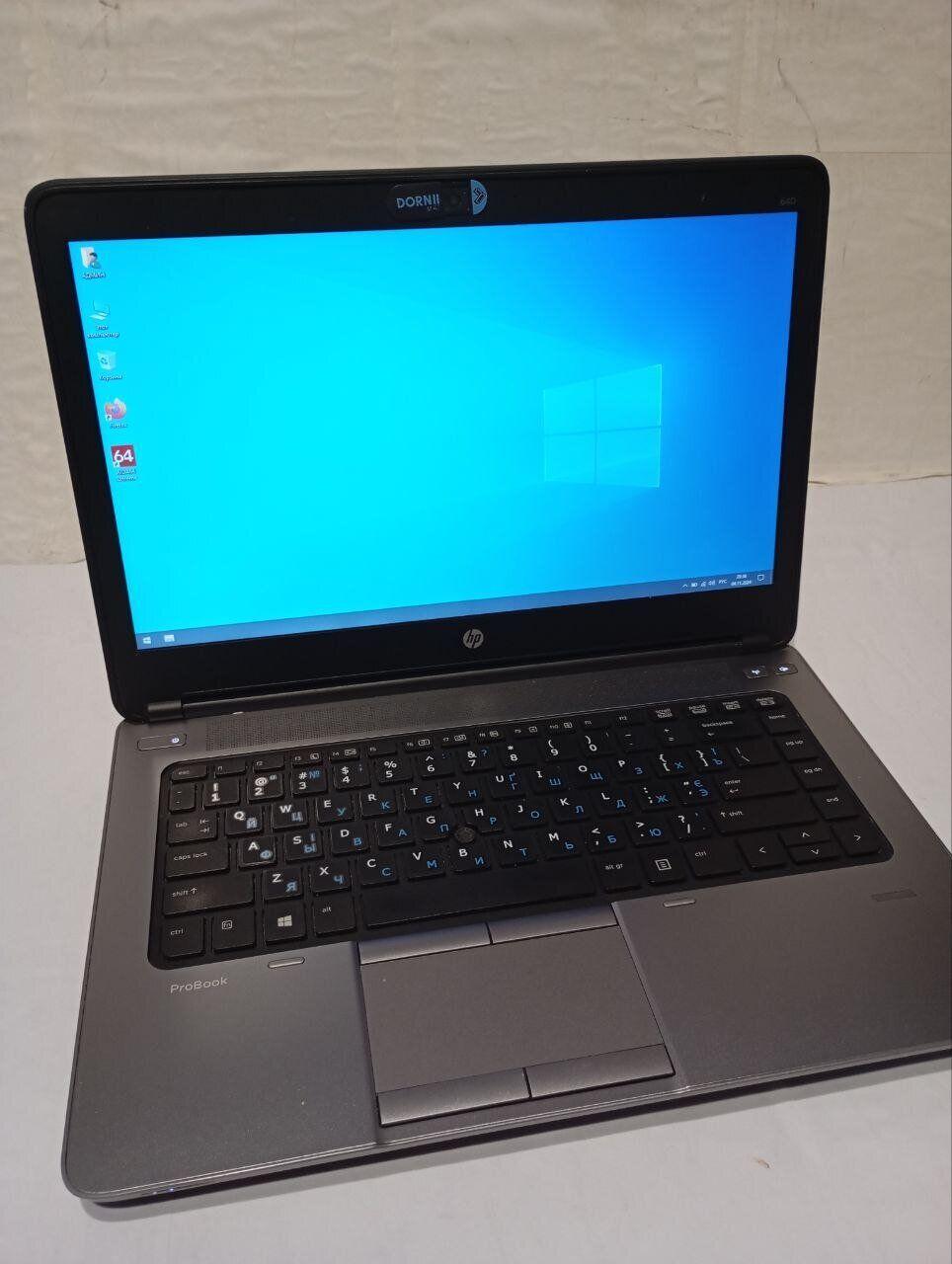 Б/в Ноутбук Б-клас HP ProBook 640 G1 14" 1366x768| Core i5-4300M| 8 GB RAM| 128 GB SSD| HD Graphic 4600